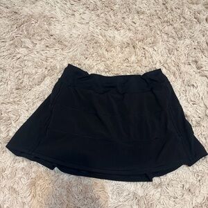 Lululemon black tennis skirt